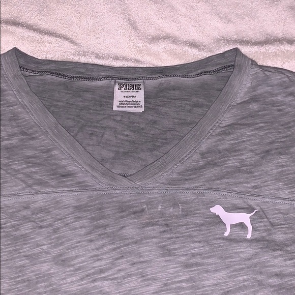 Grey Victoria secret/pink tee shirt - Picture 2 of 5